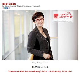 Themen der Plenarwoche Montag, 08.03. – Donnerstag, 11.03.2021