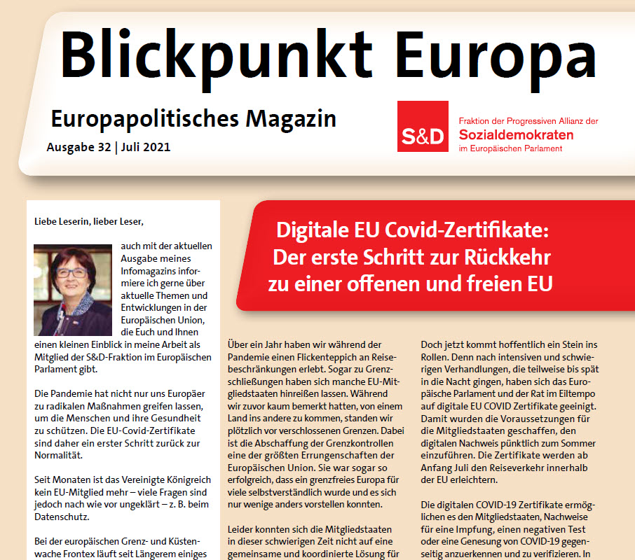 Digitale EU Covid-Zertifikate: Der erste Schritt zur Rückkehr zu einer offenen und freien EU